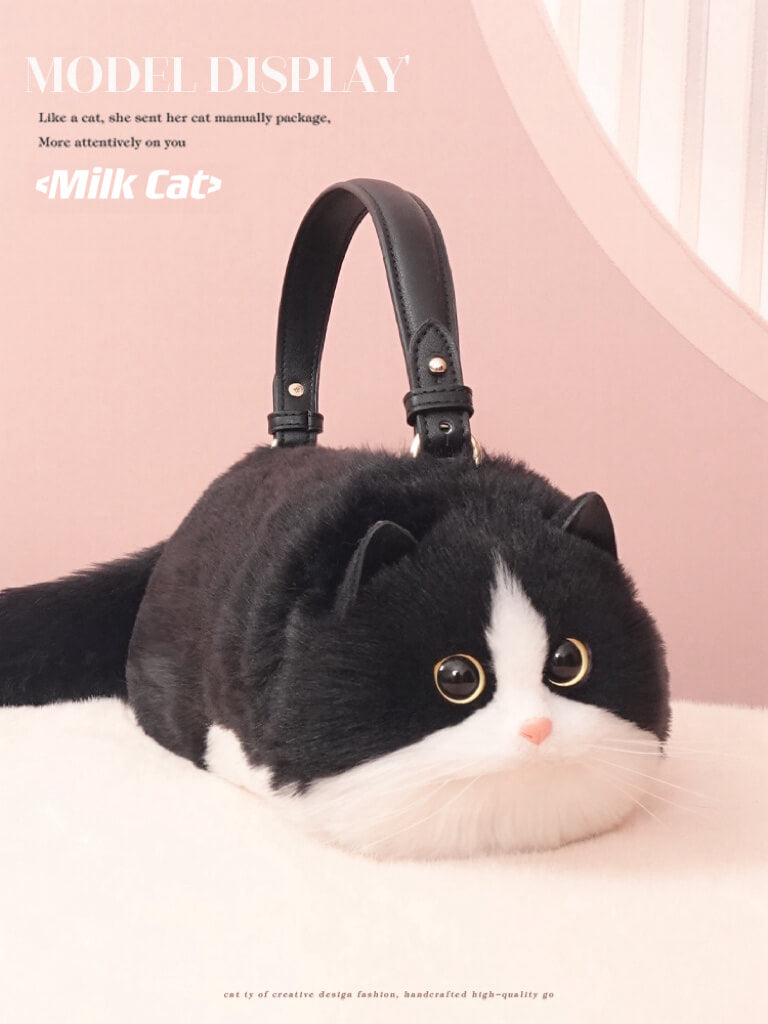 Milk Cat Handmade Crossbody Bags Handbags – MAOTAIMENG
