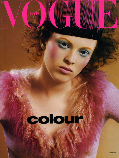 VOGUE Magazine Italia February 1999 KAREN ELSON Kate Moss CARMEN KASS
