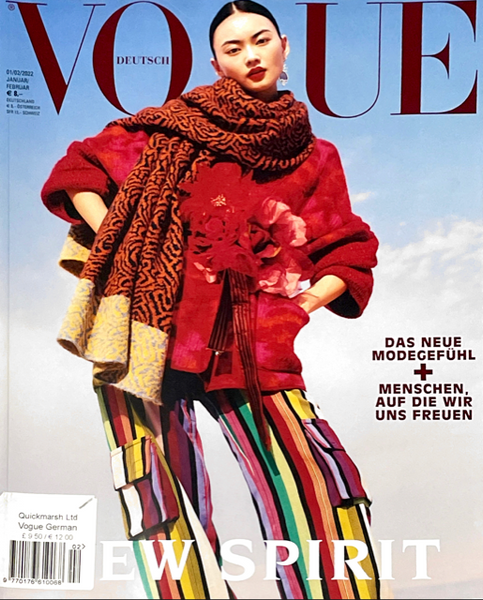 VOGUE Magazine Germany January 2022 HE CONG Imaan Hammam GEORGIA PALME