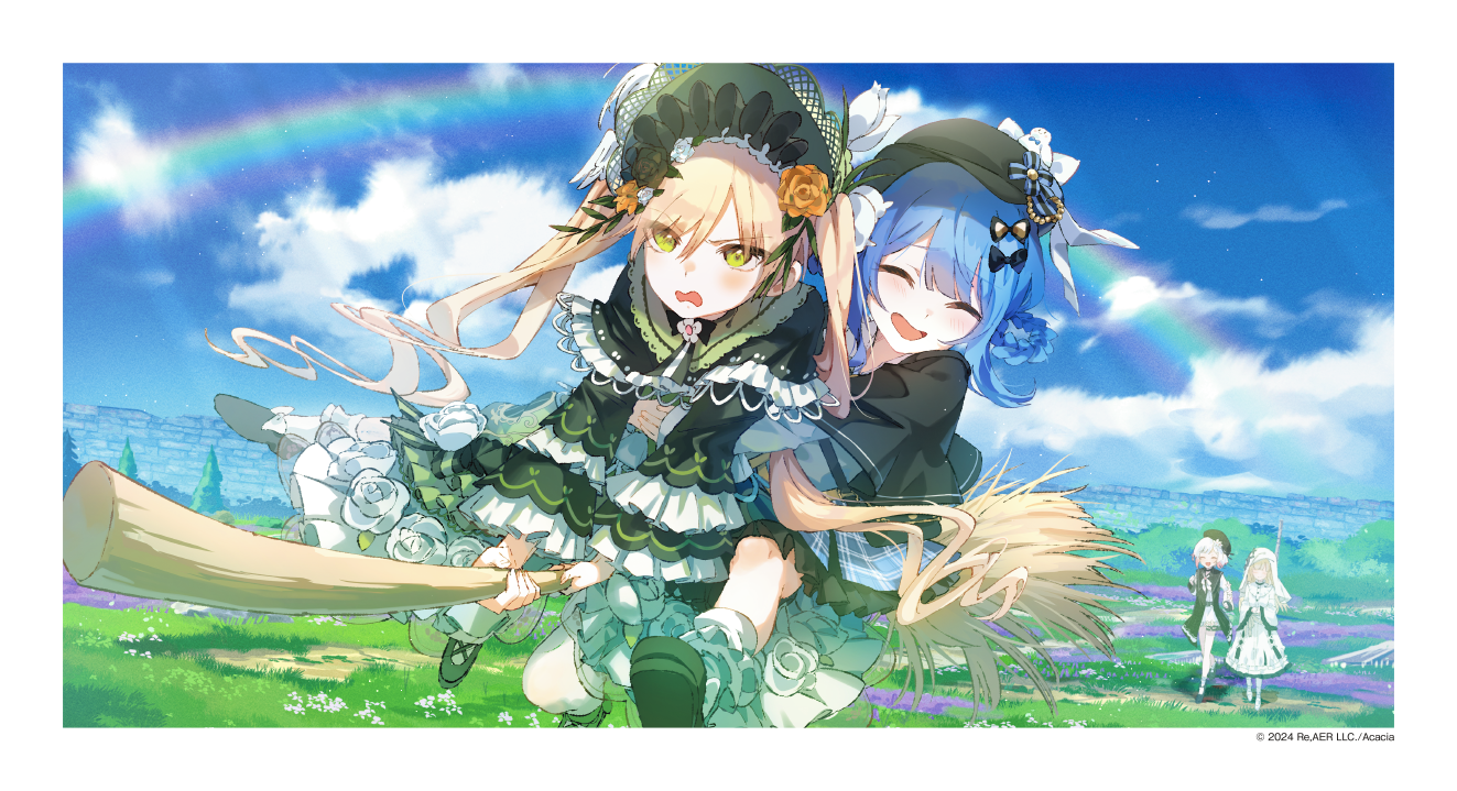 複製アートプリント(大)/遠野ハンナ&橘シェリー/魔法少女ノ魔女裁判