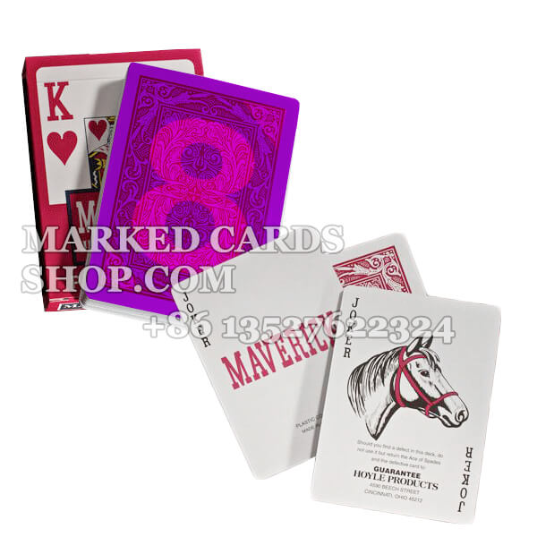 Maverick Marked Cards Poker for Infrared Contacts Lenses - Marked