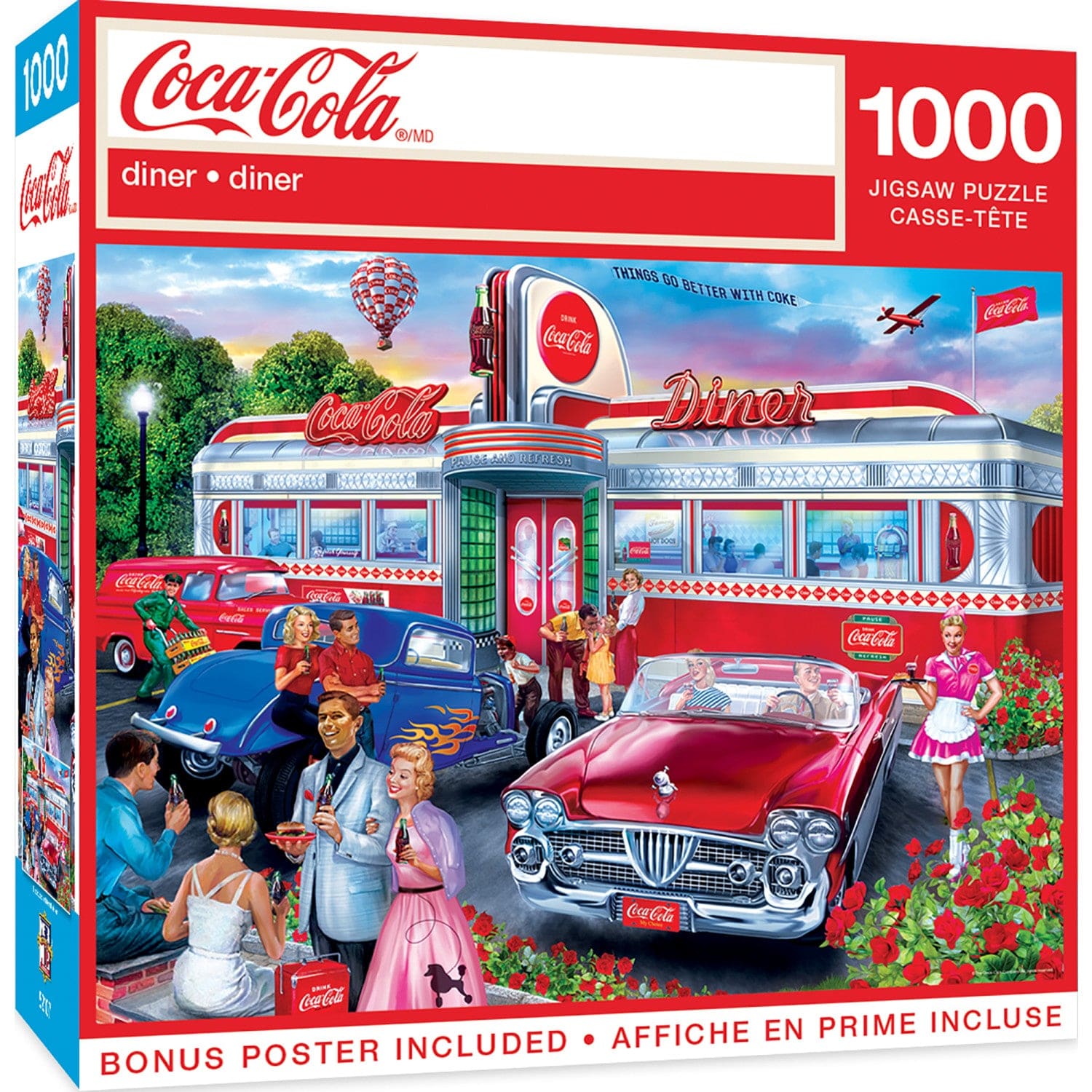 Coca-Cola - Diner 1000 Piece Jigsaw Puzzle – MasterPieces Puzzle