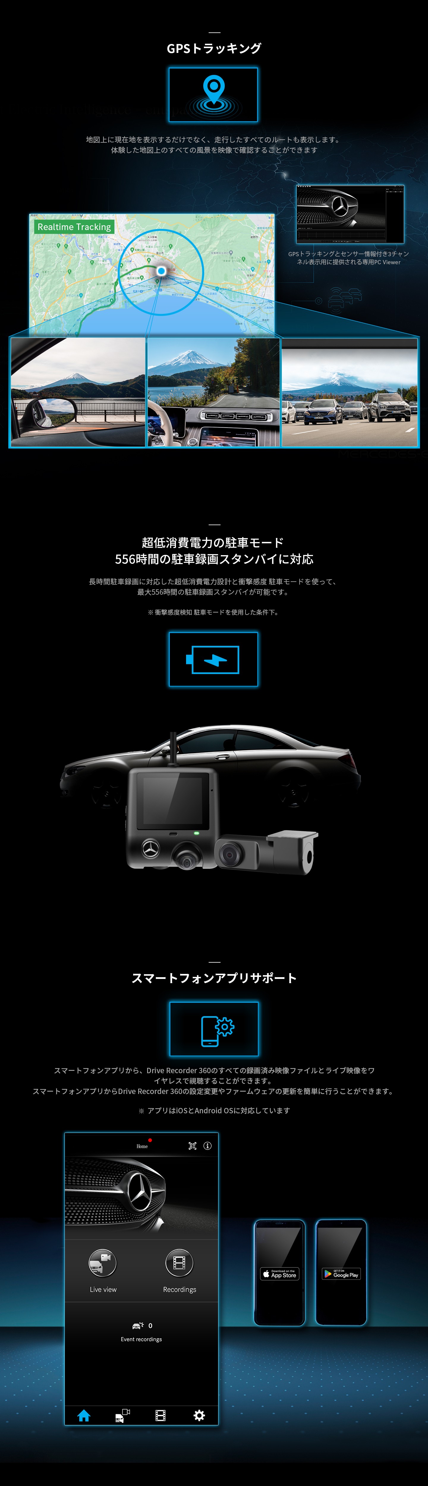 製品情報 - Mercedes-Benz Drive Recorder 360