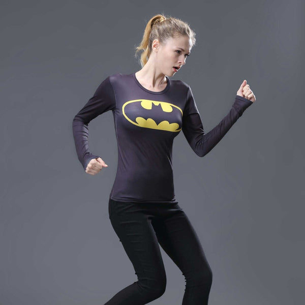 BATMAN Compression Shirt for Women (Long Sleeve) – ME SUPERHERO