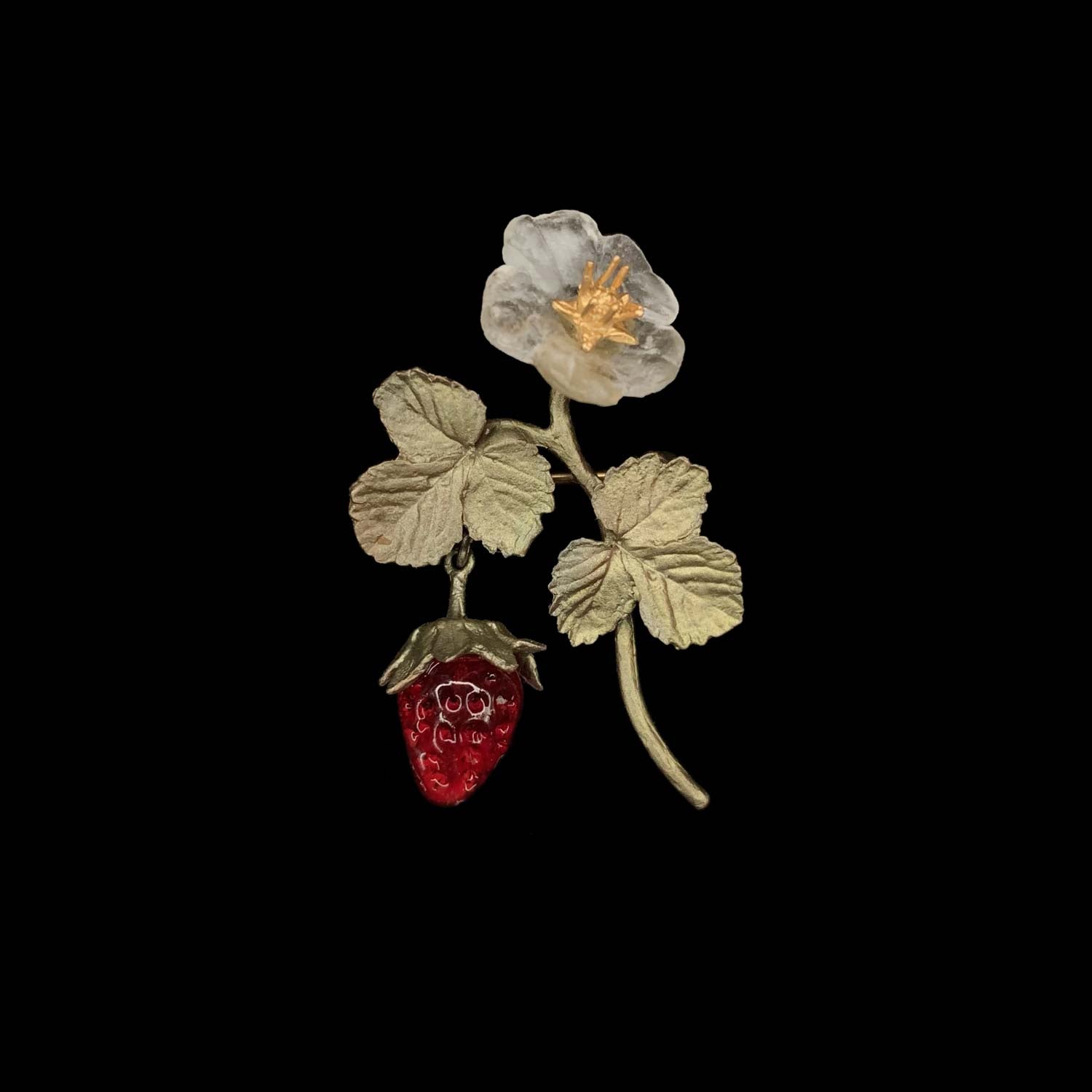 Strawberry Brooch – Michael Michaud US