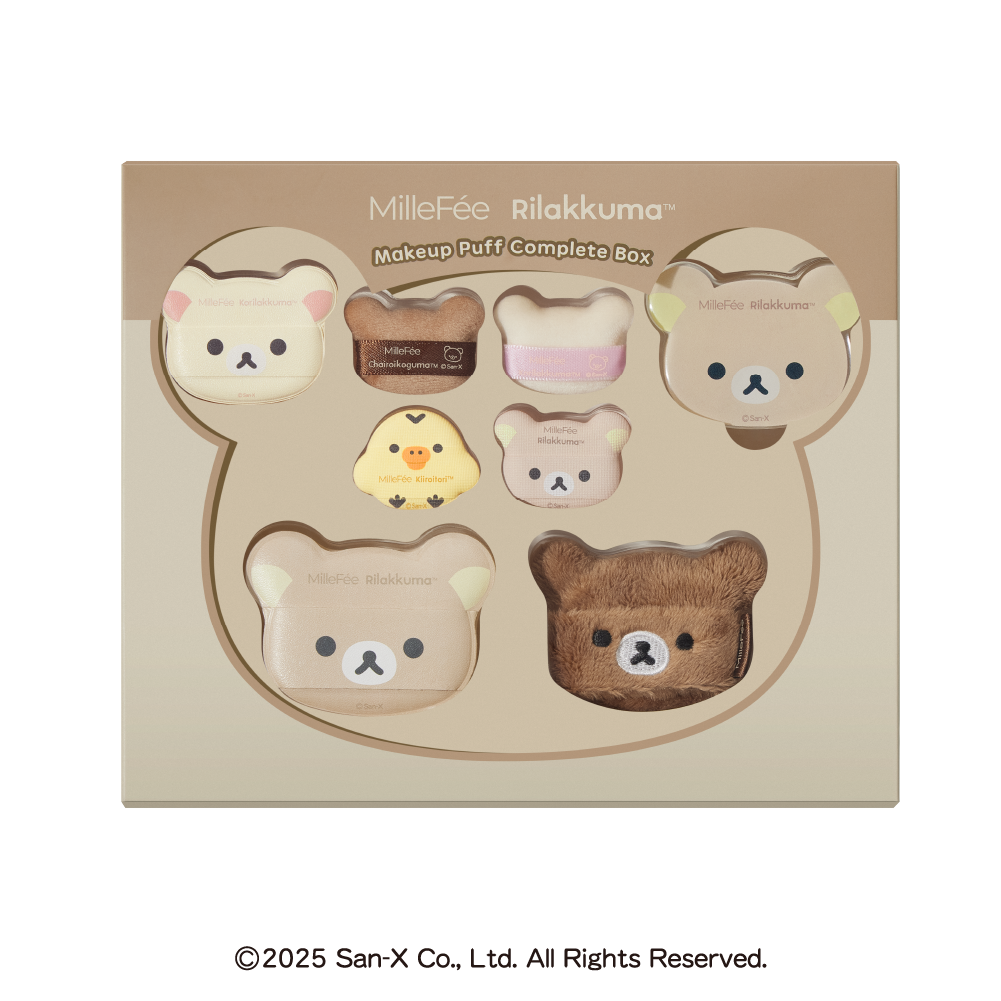 MilleFee リラックマコラボパフ コンプリートボックス