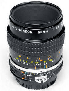 Micro-Nikkor 55mm f/2.8 Manual Focus Lens