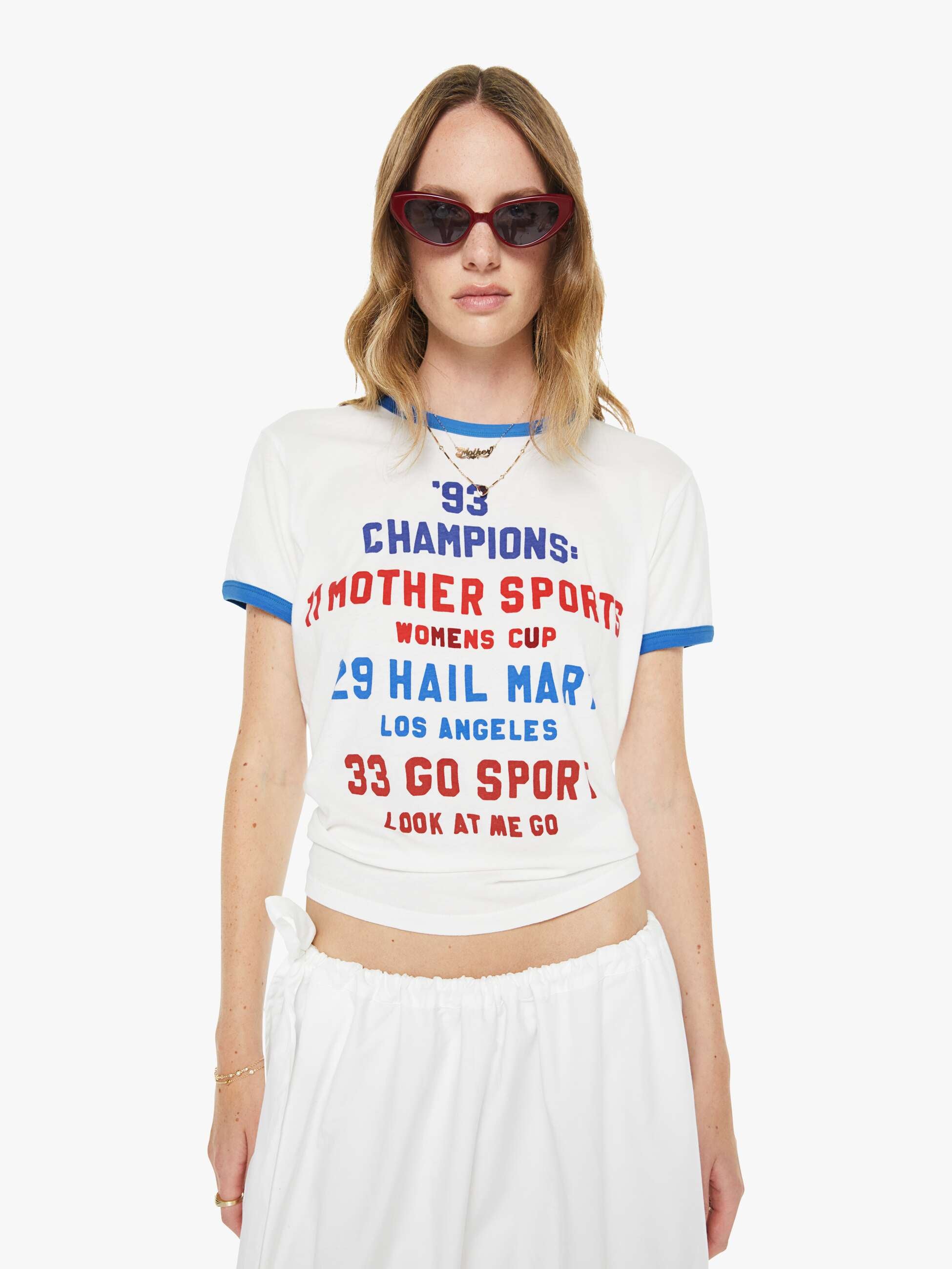 The Lil Goodie Ringer - Champions | MOTHER DENIM