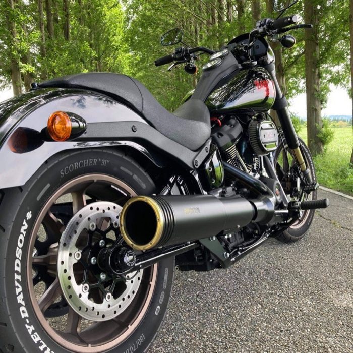 ソフテイル用フルエキゾーストマフラー ベビーバズーカ | MOTORSTAGE