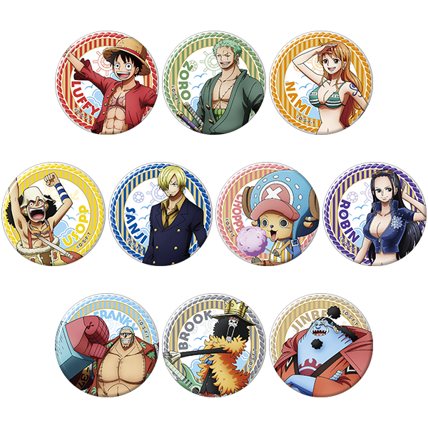 ワンピース展 台湾 限定 缶バッジセット ONE PIECE レア 尾田栄一郎