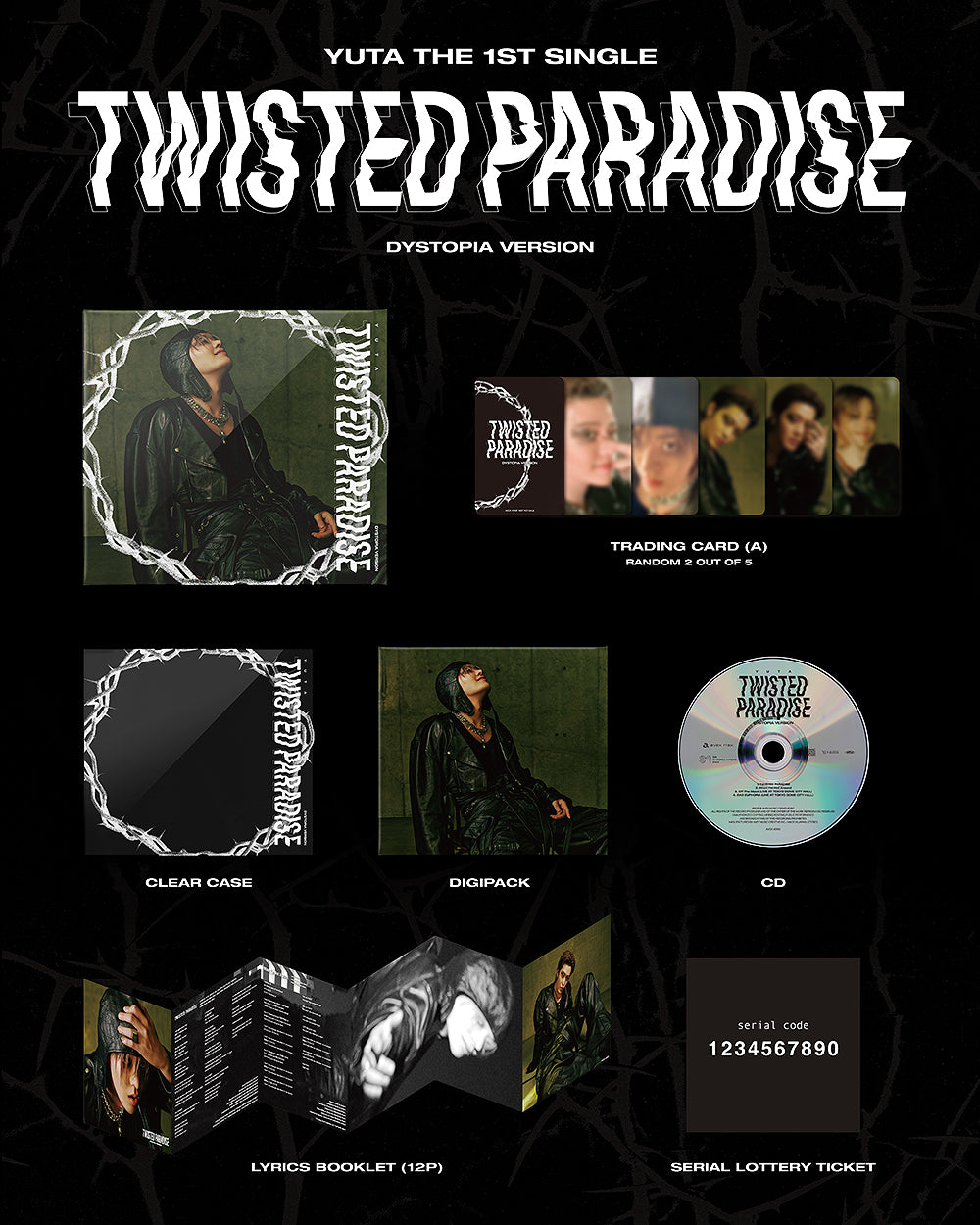 YUTA [Twisted Paradise] TOWER RECORDS JAPAN Release - Music Plaza
