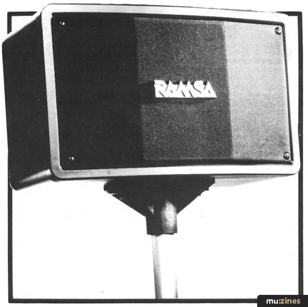 Ramsa WS-A70-K Monitor Speakers (HSR Apr 86)