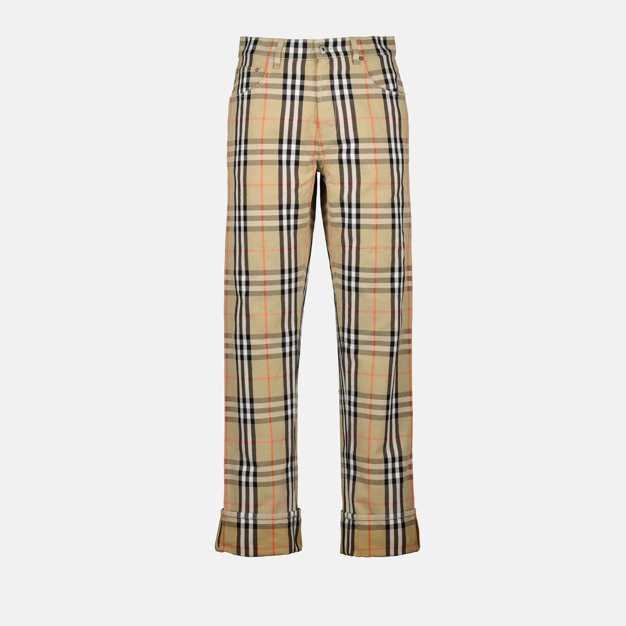 BURBERRY チェック柄 ロングパンツ 3Y BURBERRY チェック柄 ロング