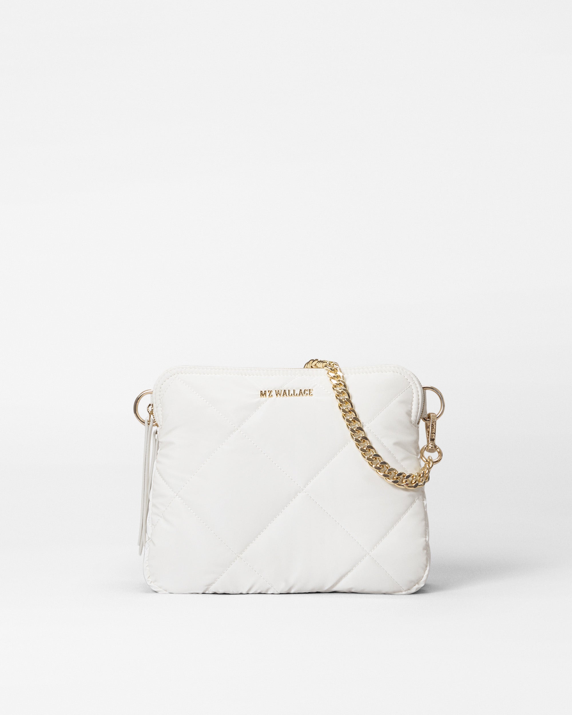 White Designer Crossbody Bag | MZ Wallace