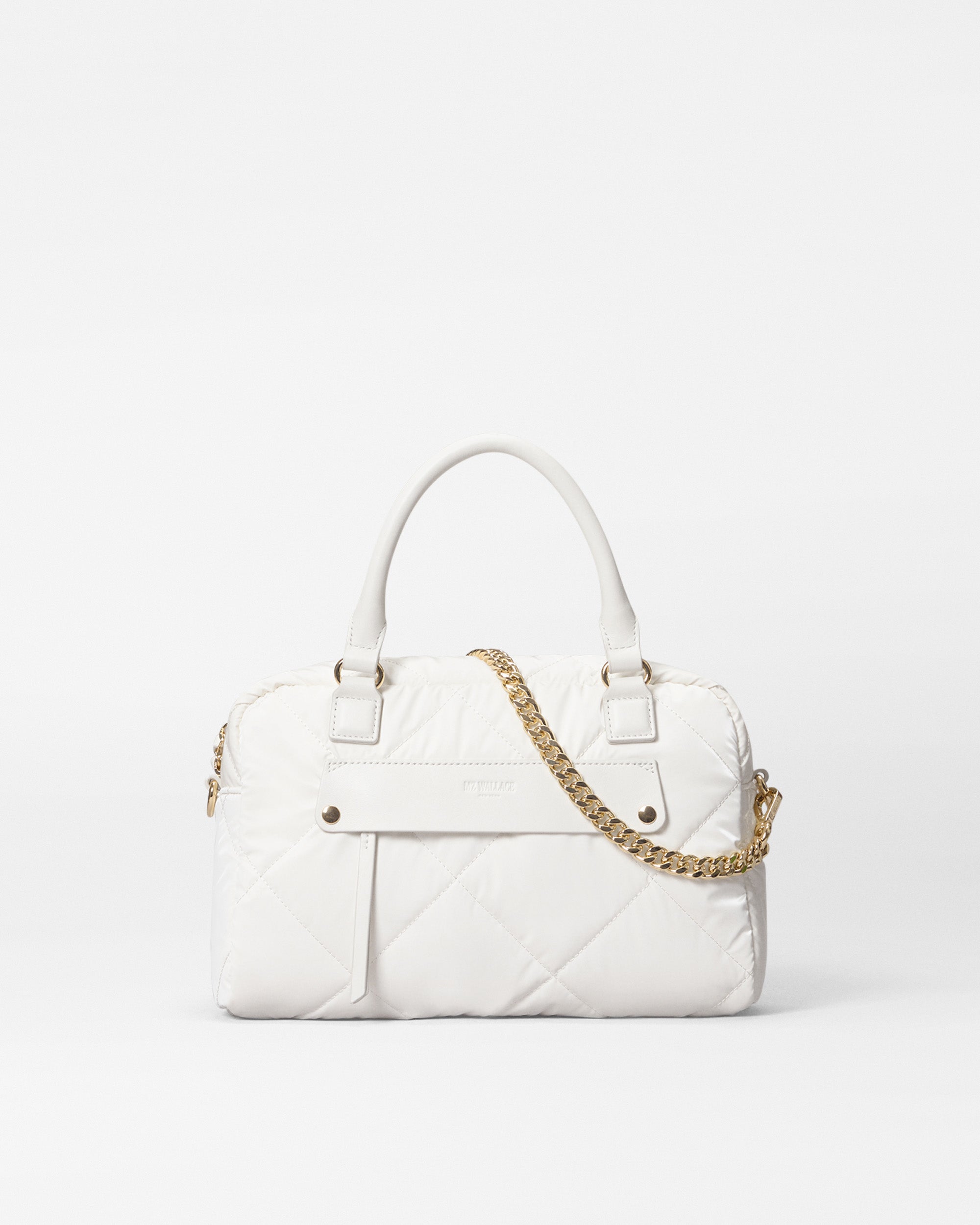 White Satchel Purse | MZ Wallace