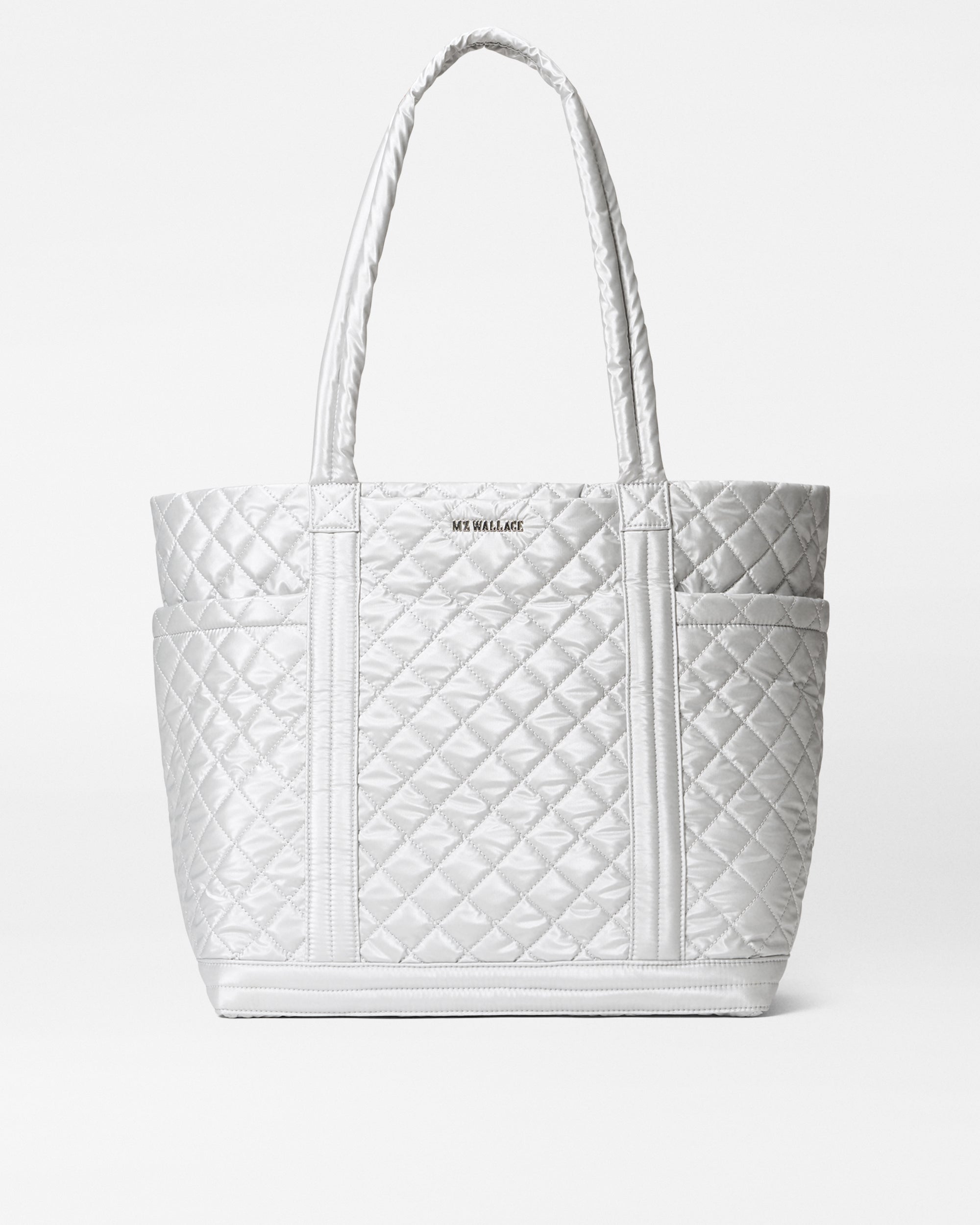 Oyster Metallic Large Empire Tote