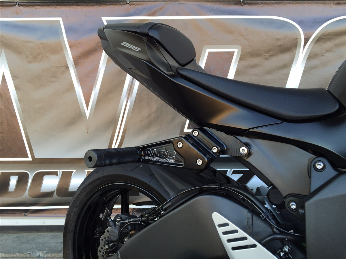 NDC Adjustable Subcage – CNC Billet Aluminum (Fits 2009–2025 ZX-6R