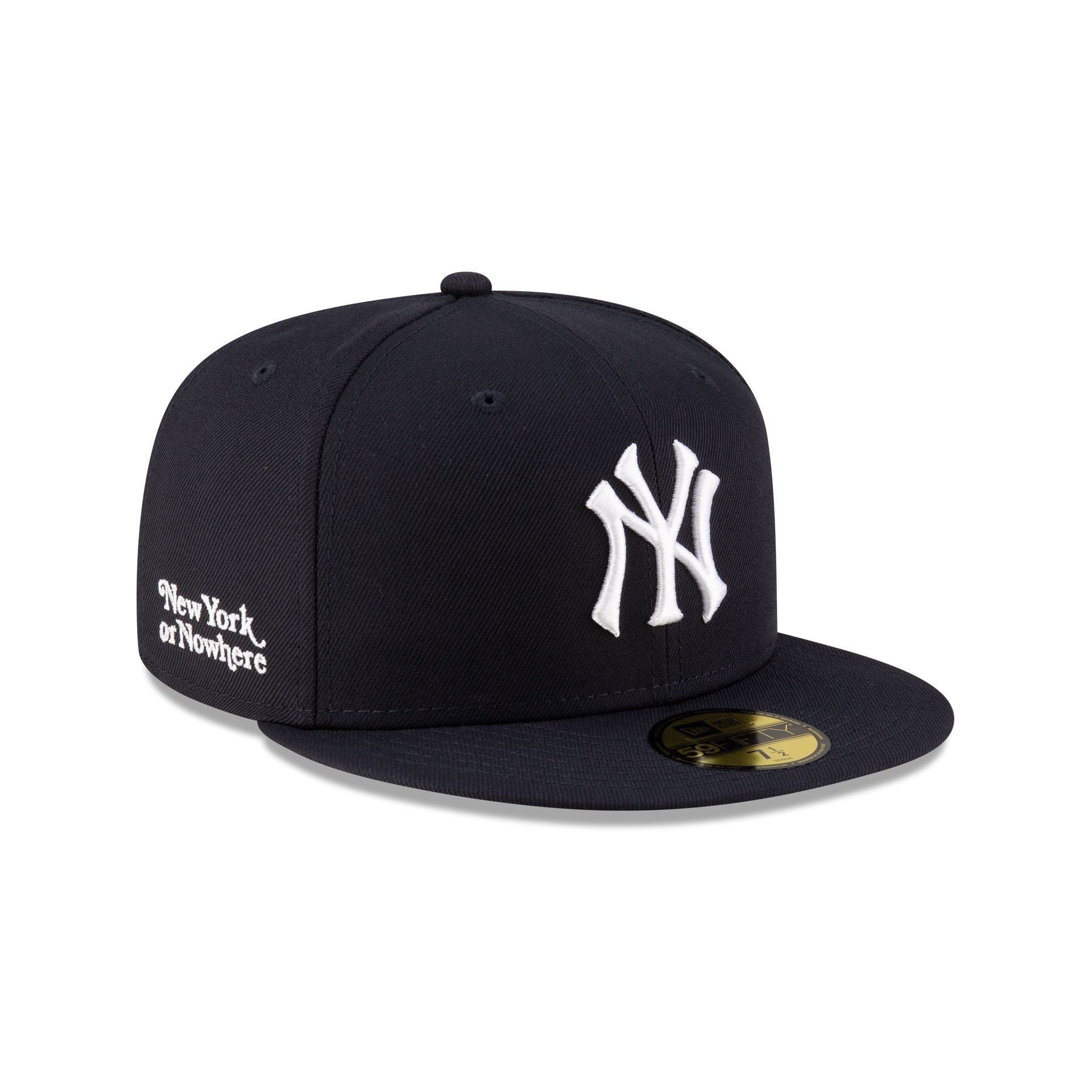 New York or Nowhere x New York Yankees Navy Logo 59FIFTY Fitted