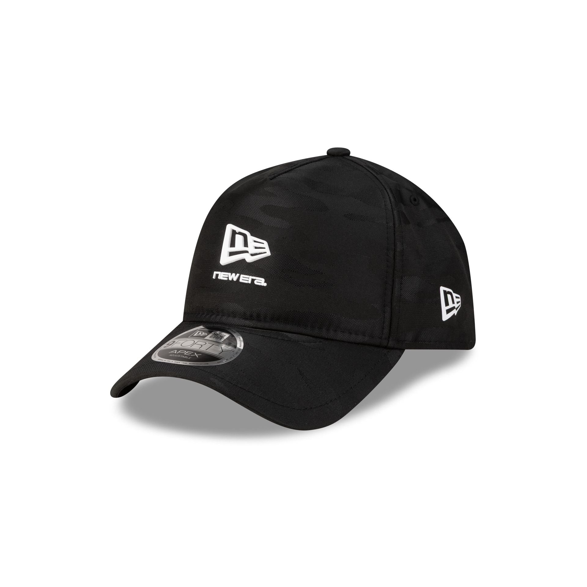 New Era Cap Reflective Camo Black 9FORTY APEX Snapback Hat