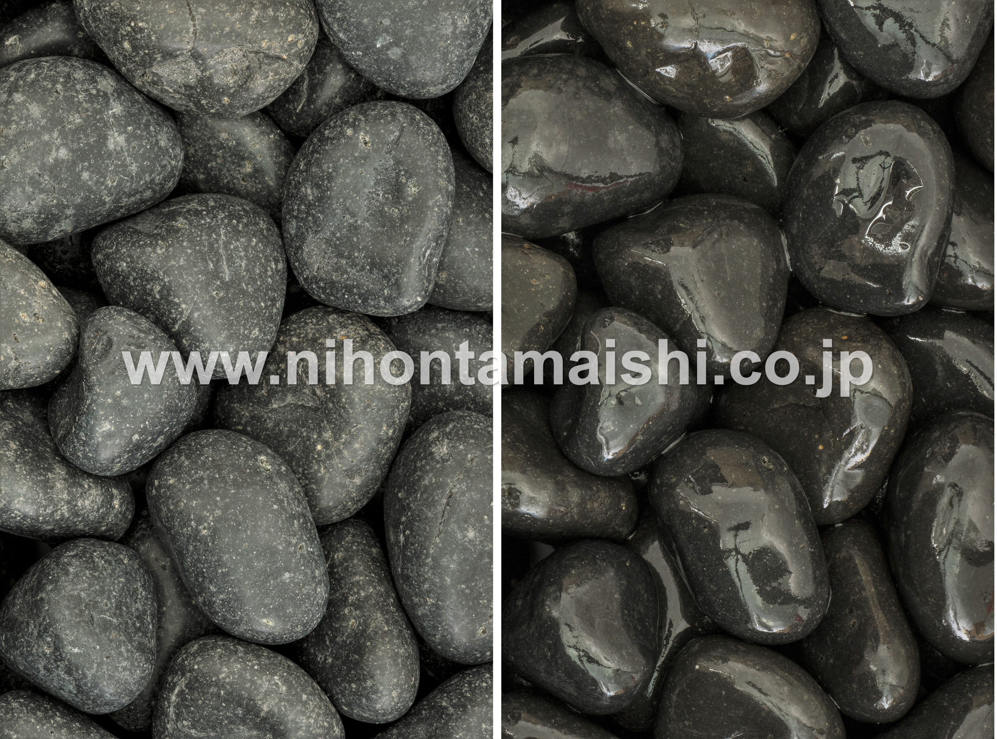 特選黒玉石（旧 那智黒）（取扱商品）｜日本玉石