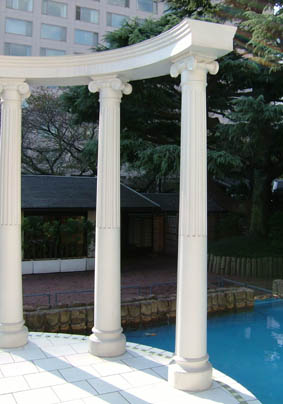 ギリシャ柱 | ギリシャ柱のイオニア式エンタシス【日装アート】