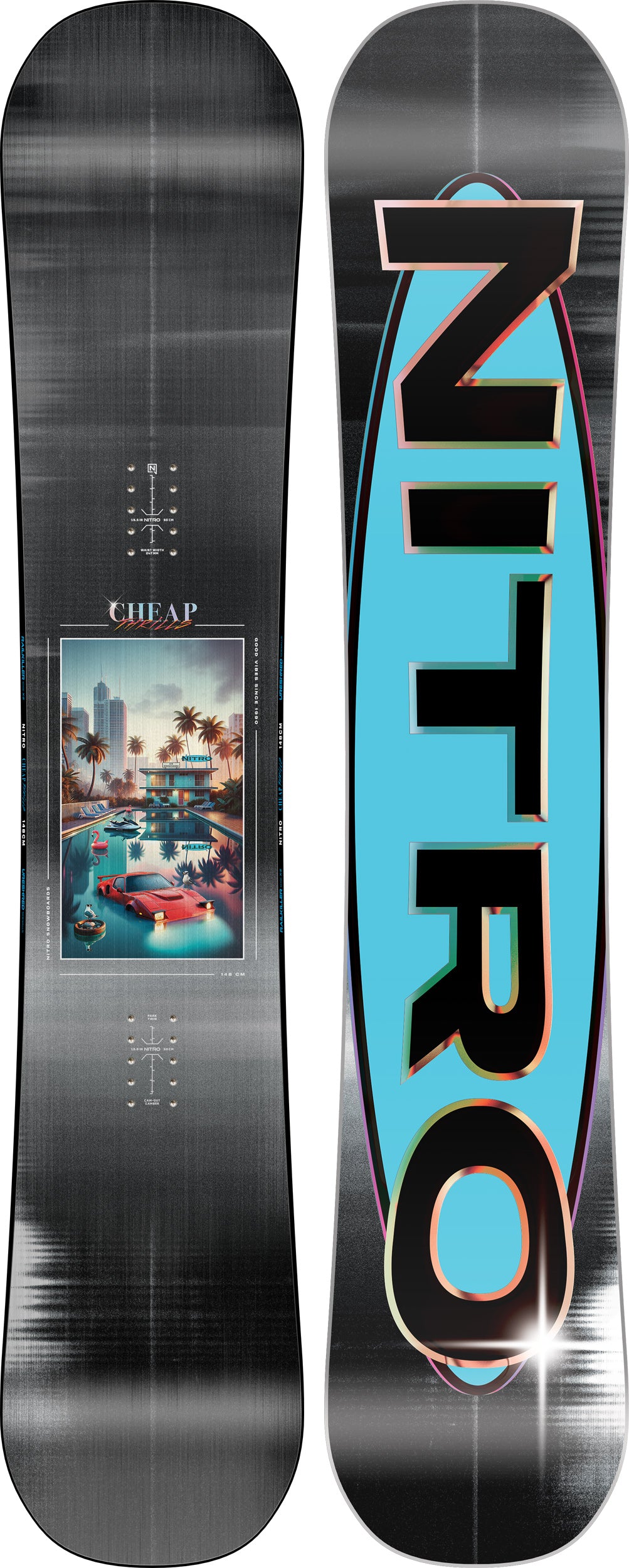 The 2026 Nitro Cheap Thrills Snowboard - Voted Best Ride in the Park