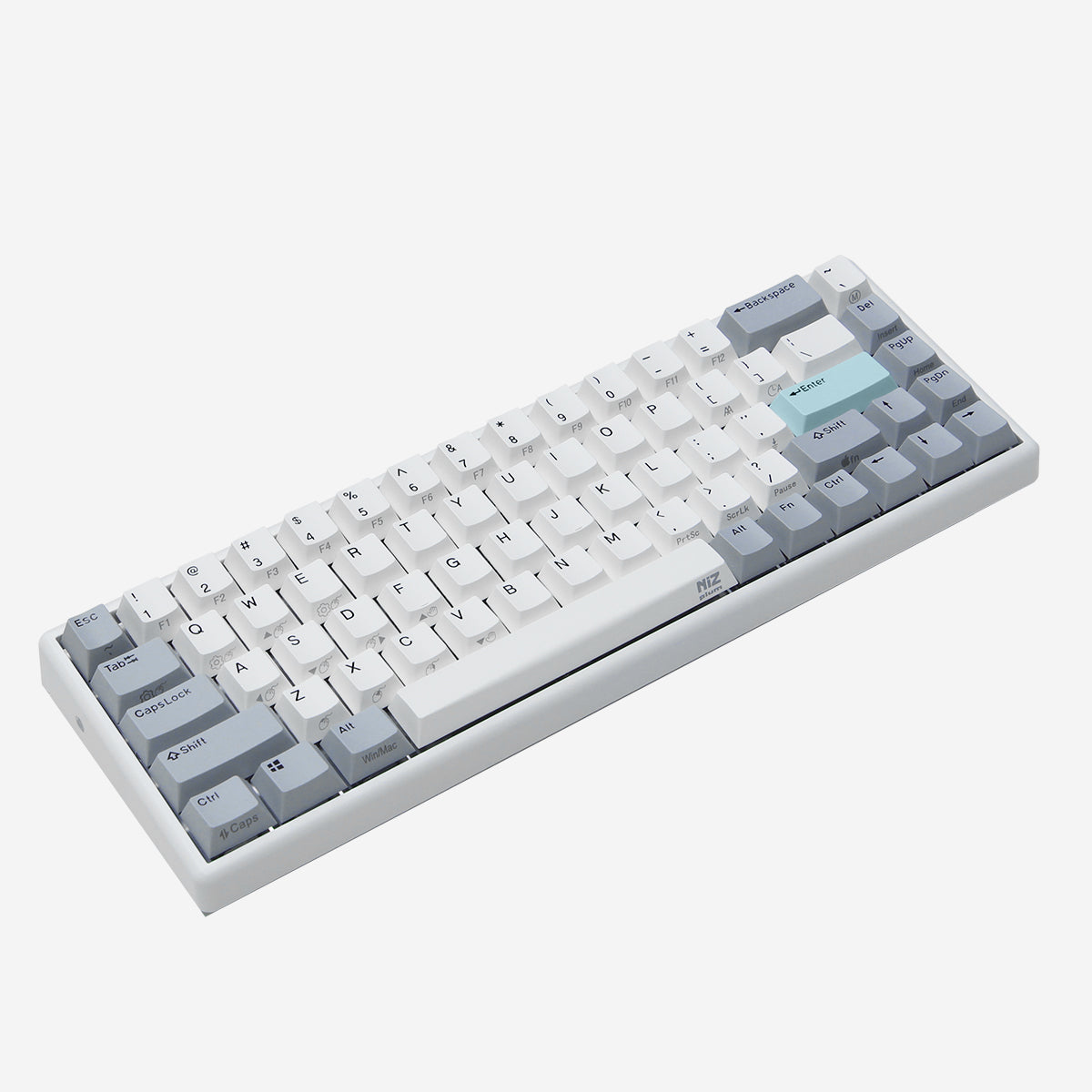 NiZ ATOM68 静電容量無接点キーボード コンパクトサイズ 白い