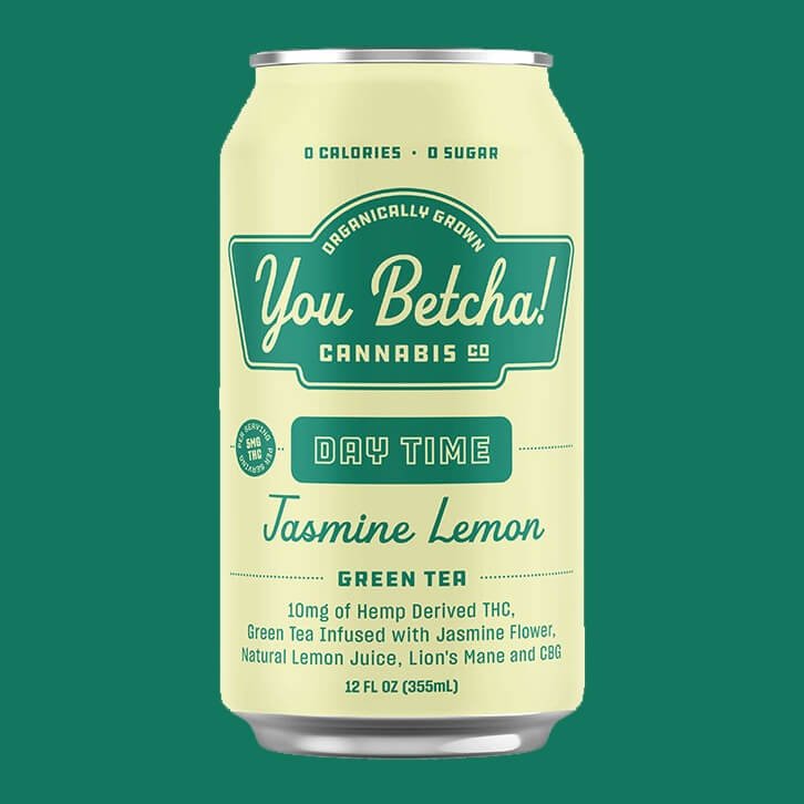 Day Time Green Tea – 4 pack Jasmine, and Lions Mane | Nothing But Hemp