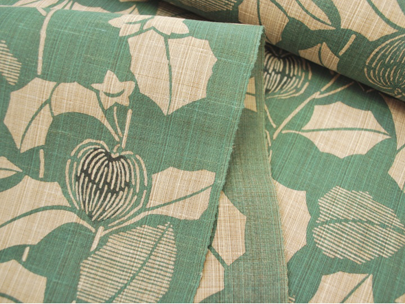 竺仙 奥州小紋浴衣(鬼灯) | 商品紹介 | 染と織たかはし