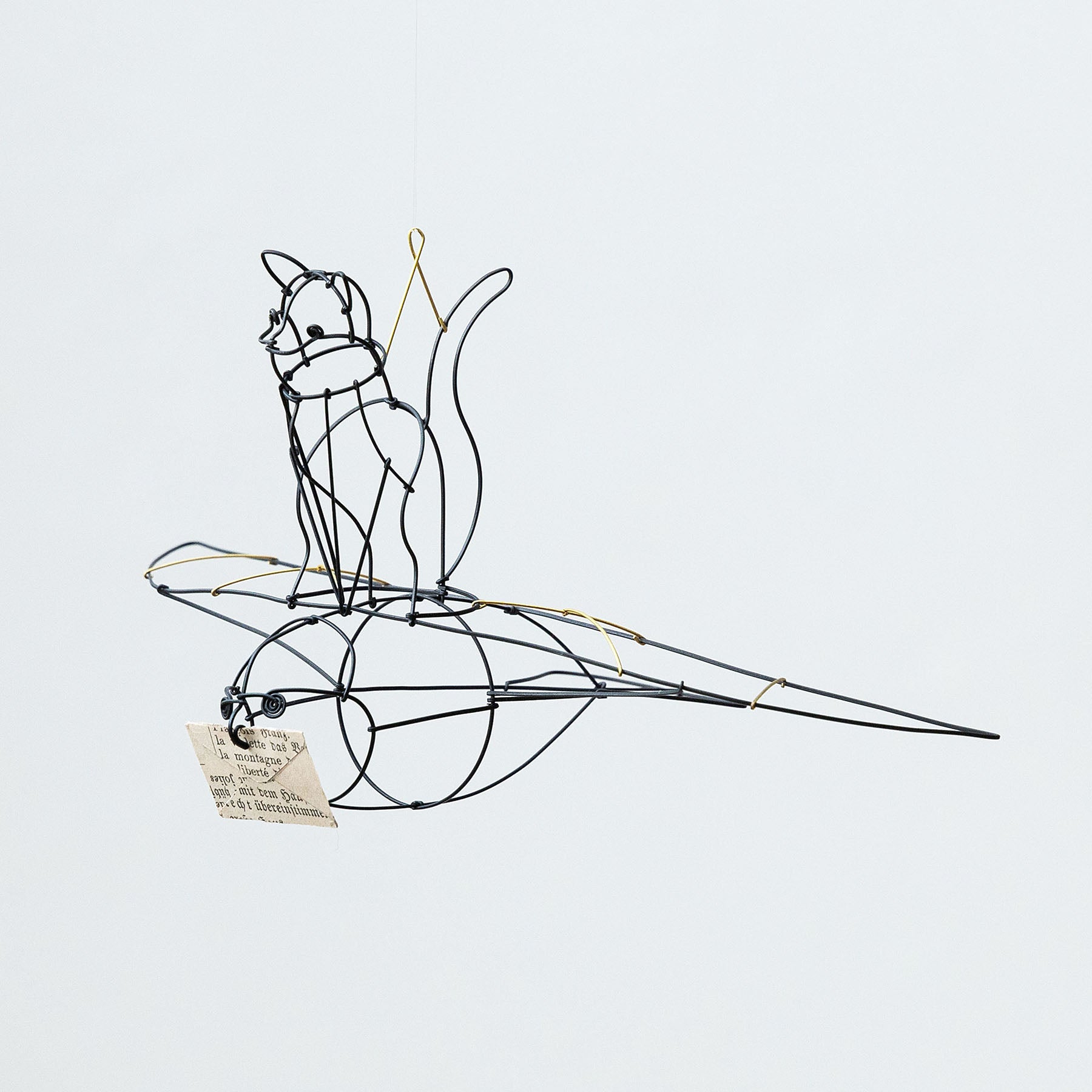 山田一成 ワイヤーアート｜オブジェ・ぬいぐるみ｜オルネ ド フォイユ