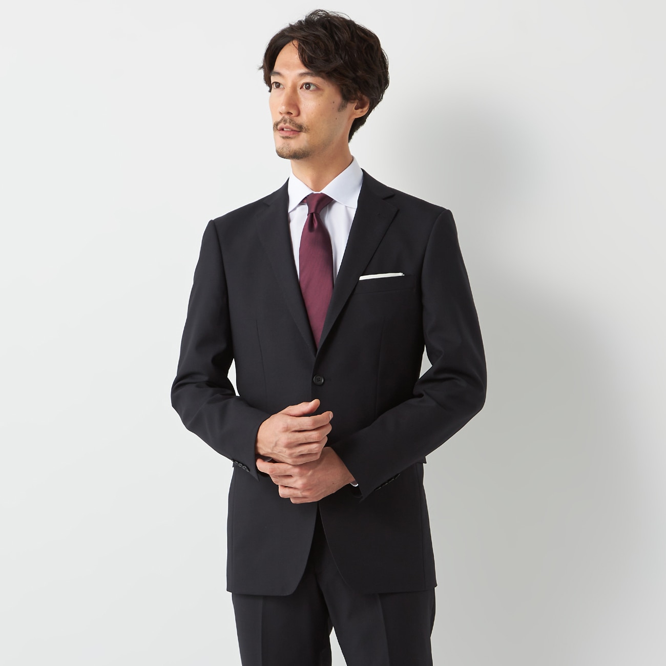 パンツウォッシャブルスーツ 紺無地 10month|O41_82002042 - ORIHICA