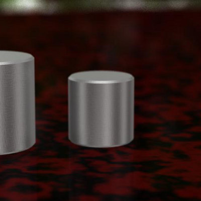 オーバースペック屋 / 高比重金属の円柱【サイズ:直径20×20mm】【重量