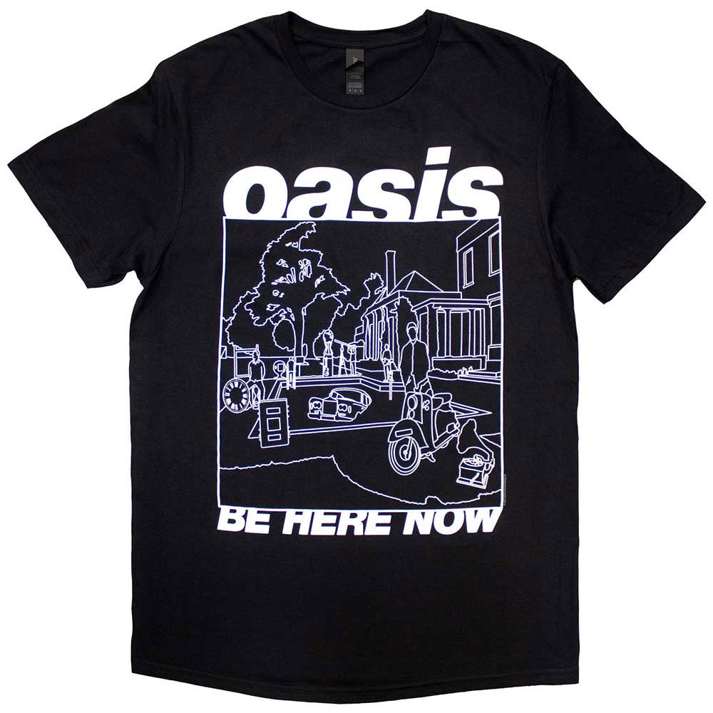 OASIS オアシス (結成 35周年 ) - Be Here Now Line Drawing / Tシャツ