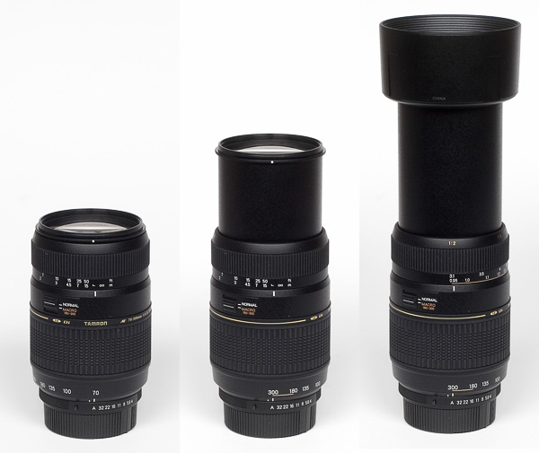 Tamron AF 70-300mm f/4-5.6 LD Di macro (Pentax K) - Review / Lab