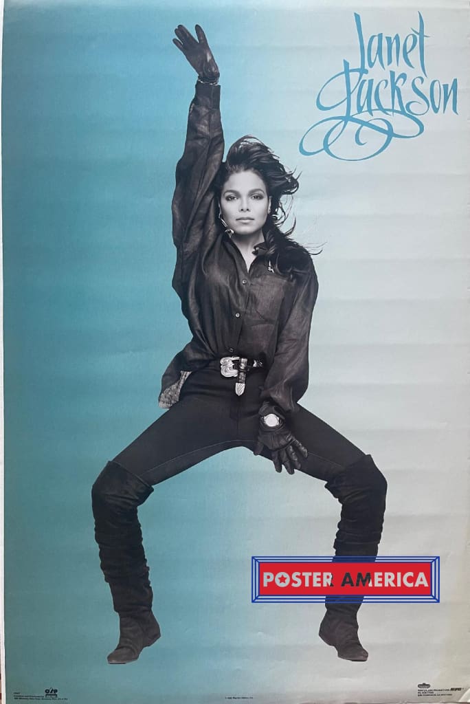 Janet Jackson Original 1990 Poster OSP Publishing 23 x 35