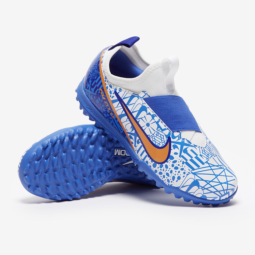 Nike Kids Zoom Vapor XV Academy CR7 TF - White/Metallic Copper