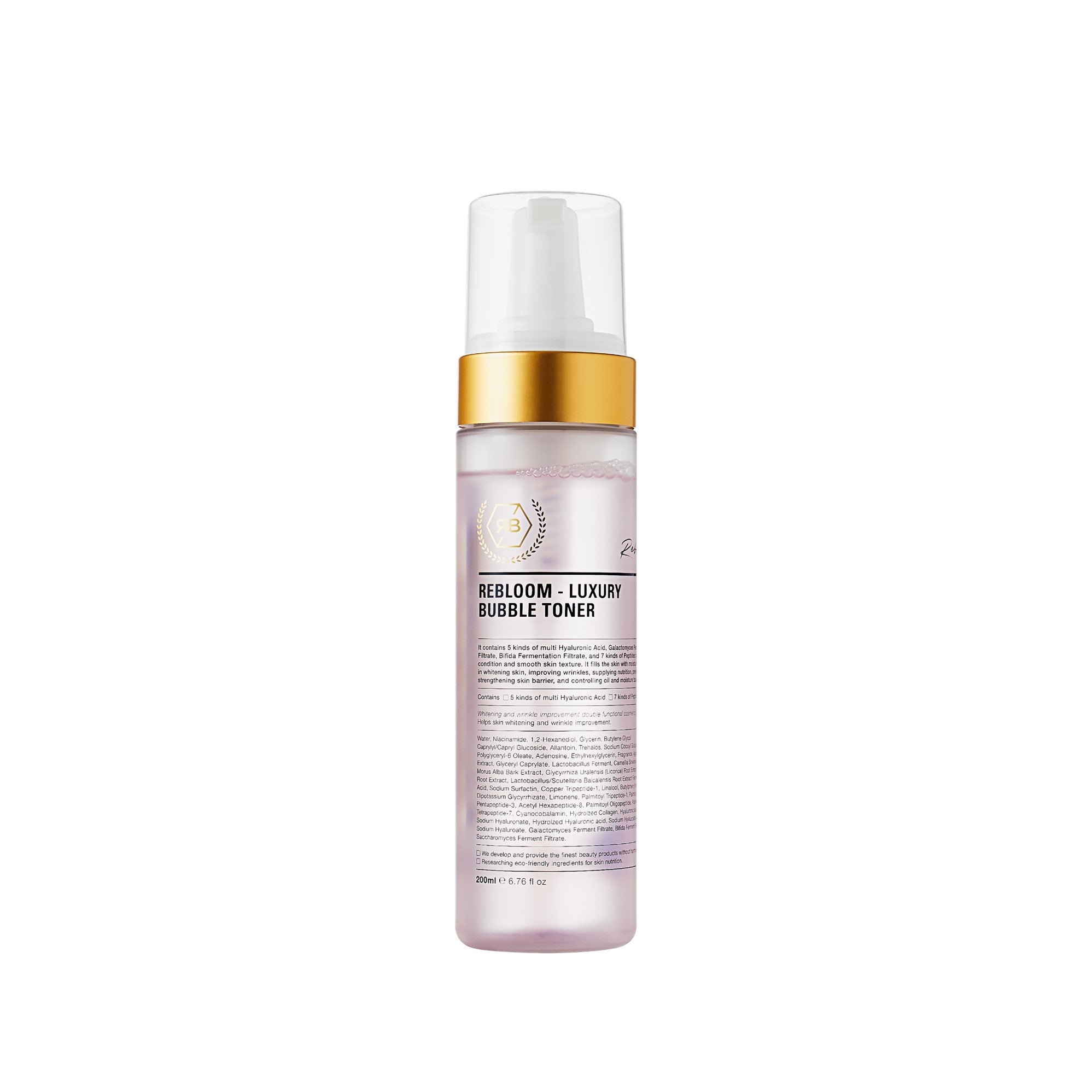 Rebloom Luxury Bubble Toner – Pure Raum