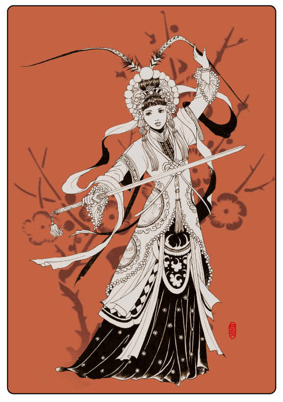 京劇風衣装 - Ranzan Sho Official Site