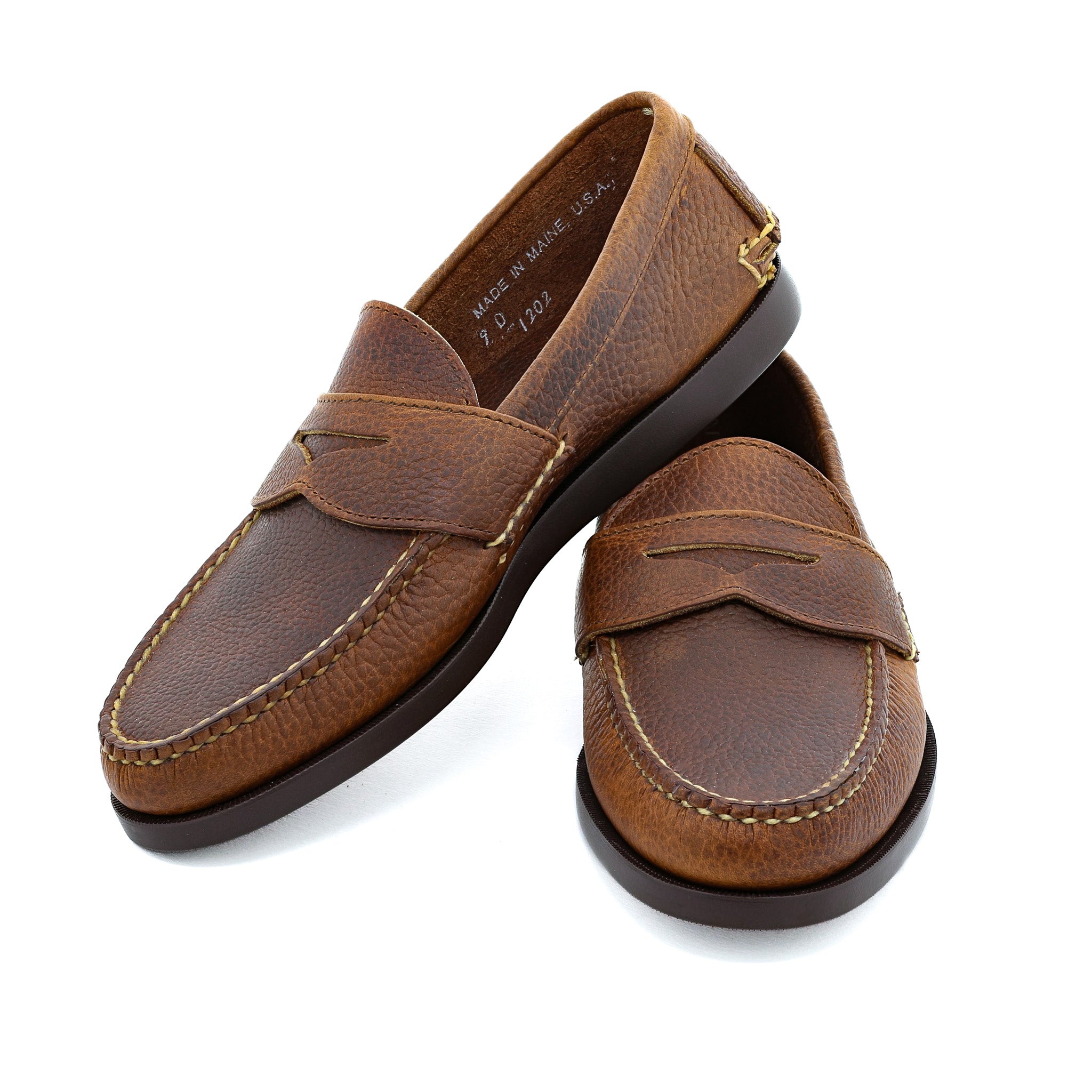 Pinch Penny Moc - Medium Brown Buckaroo | Rancourt & Co. | Men's