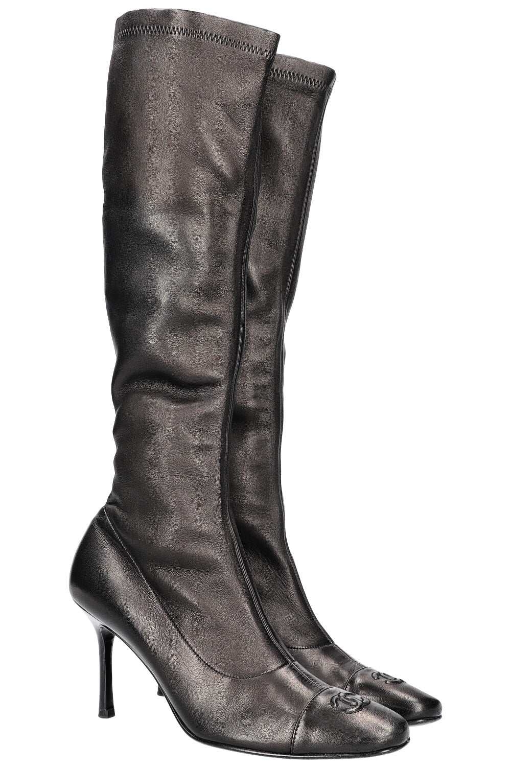 CHANEL Sock Boots With Heel – REAWAKE