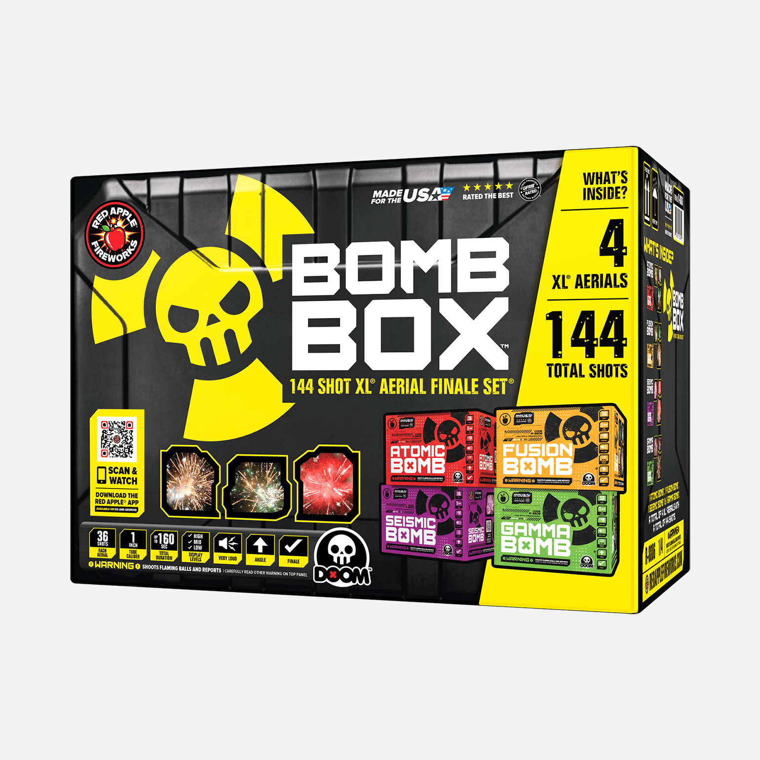 Buy Bomb Box™ 144 Shots XL® Aerial Finale Set® Fireworks Online