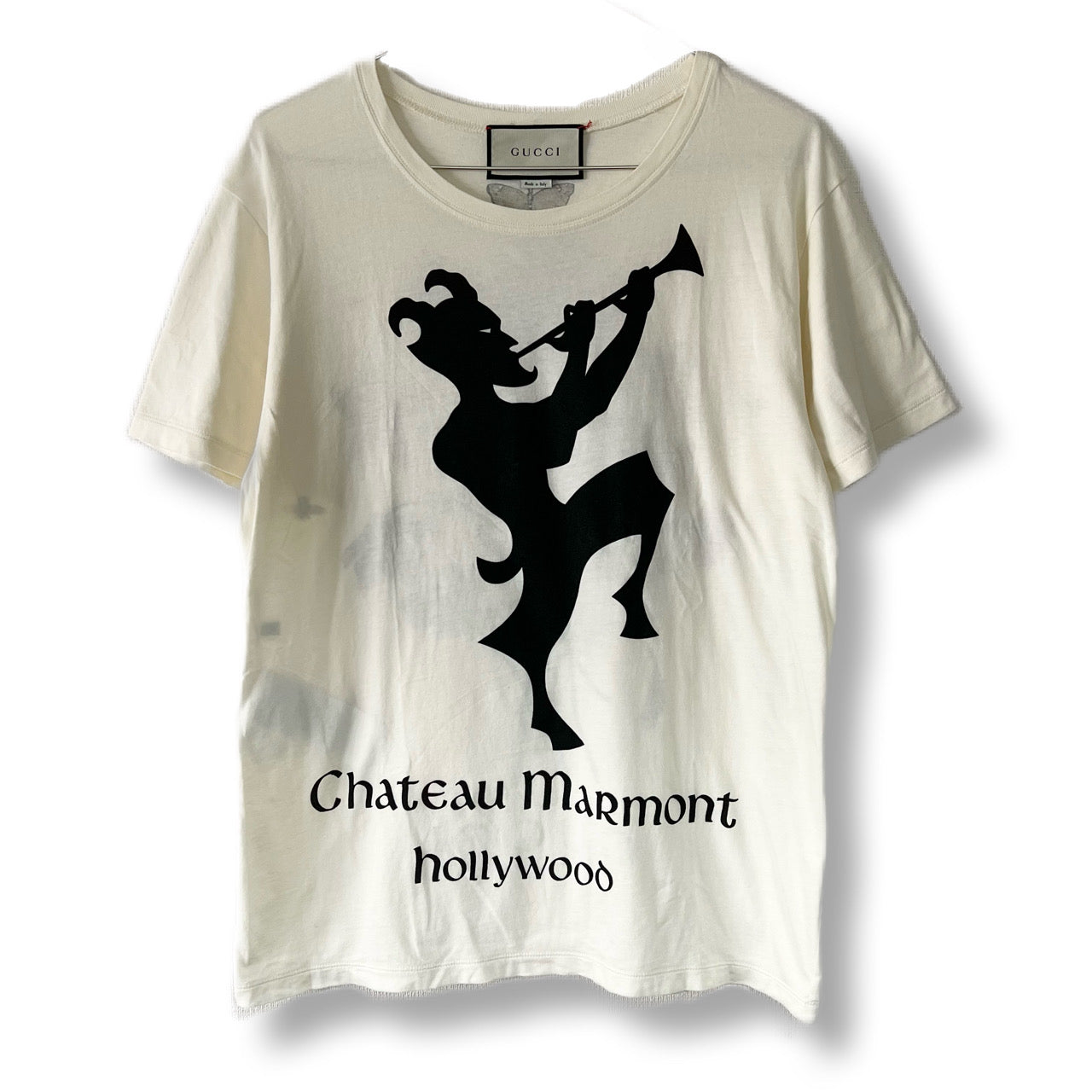 GUCCI グッチ Tシャツ MARMONT マーモント 悪魔 デビル クリーム色