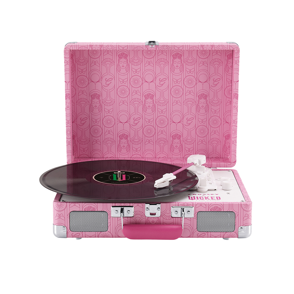 Wicked Glinda Cruiser Record Player In Pink - Republic Records