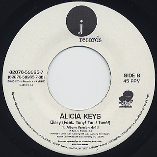 Alicia Keys / If I Ain't Got You c/w Daiary (7inch), J Records