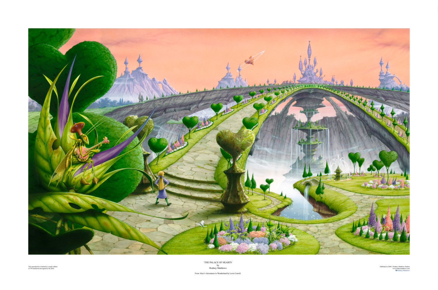 Alice in Wonderland: The Palace of Hearts limited edition giclèe