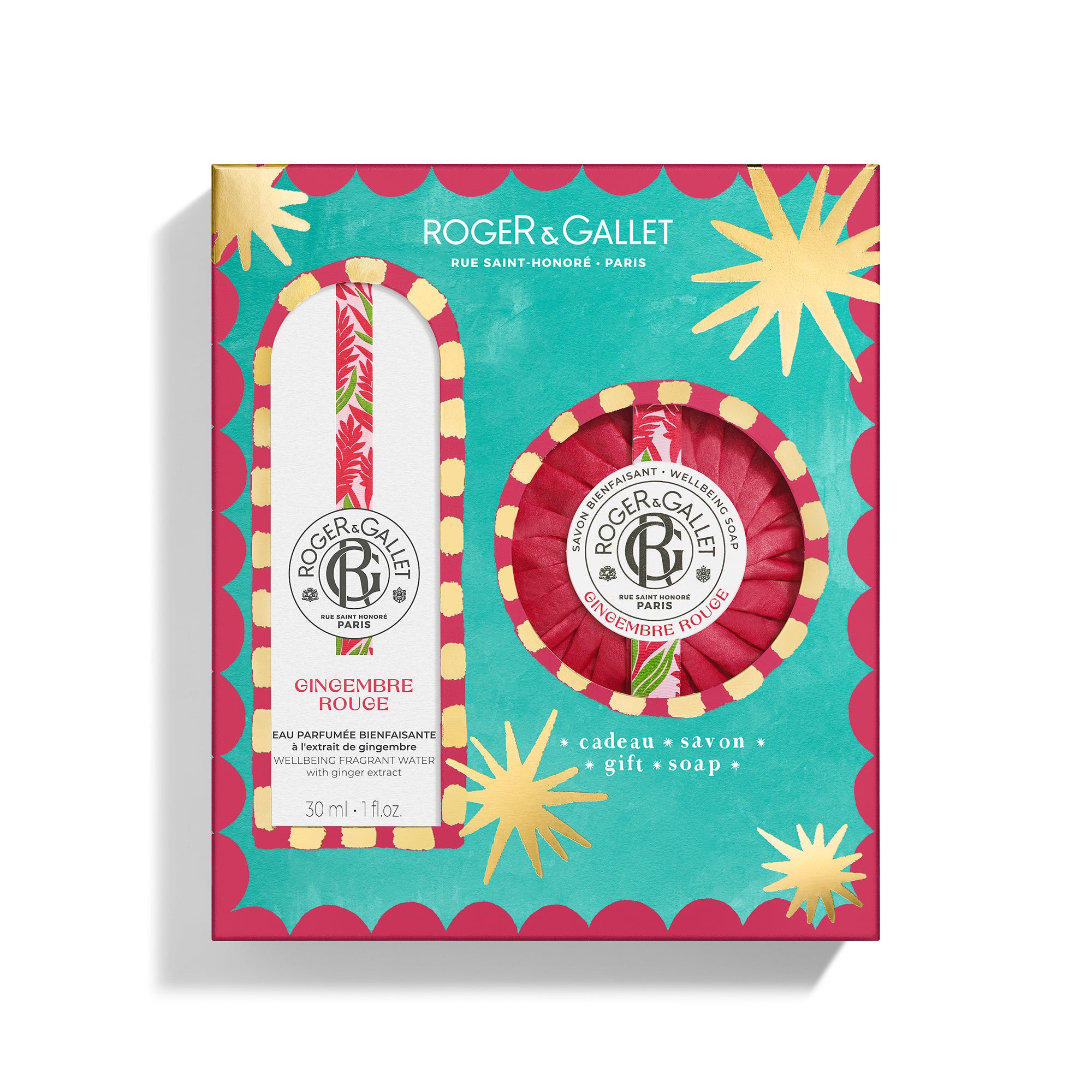 ロジェガレ ジンジャールージュ + フィグ 人気香水+サボン石鹸セット