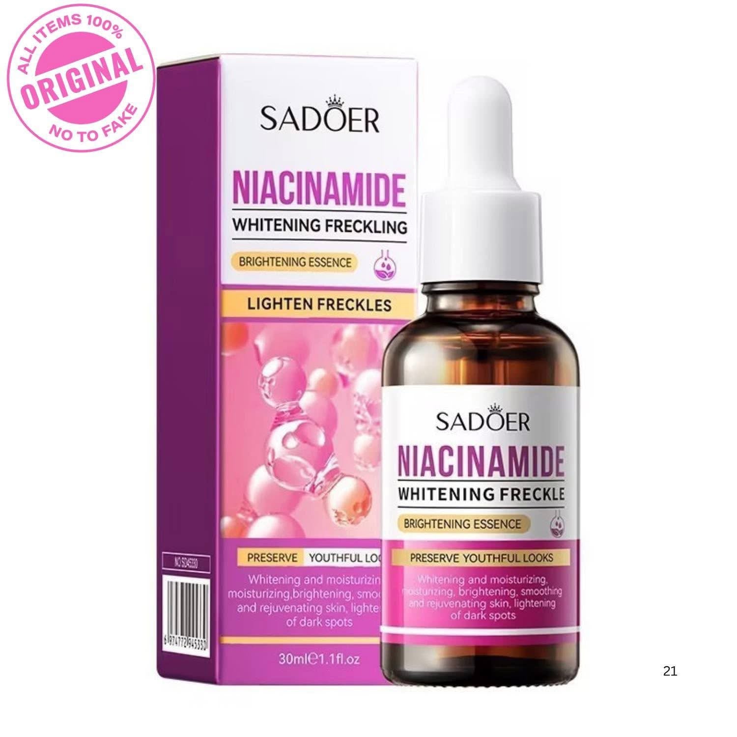 SADOER -NIACINAMIDE WHITENING SERUM ANTI- FRECKLES 30ml – ROSYSKIN