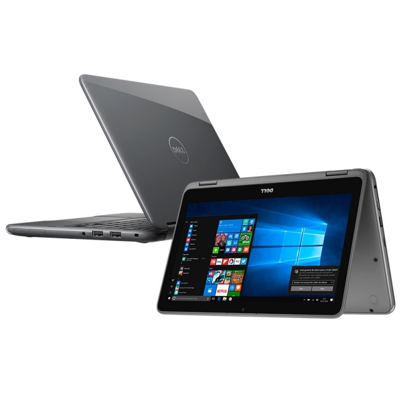 Notebook 2 em 1 Dell Inspiron 11 3000 Quad Core 4GB 500GB LED 11,6