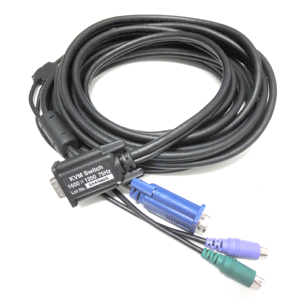 Fujitsu PG-CBLDP08 KVMケーブル PS/2 5m - サーバプロラボ・『網元