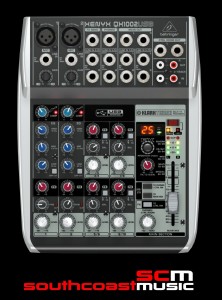 BEHRINGER XENYX QX1002USB MIXER and AUDIO INTERFACE with SOFTWARE